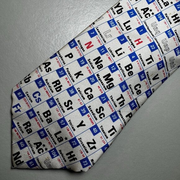 Periodic Table of the Elements Neck Tie - Picture 2 of 5